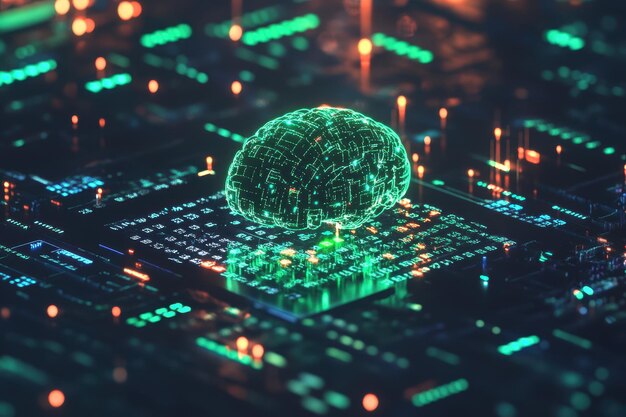 Advanced AI neural network visualization demonstrating machine learning capabilities